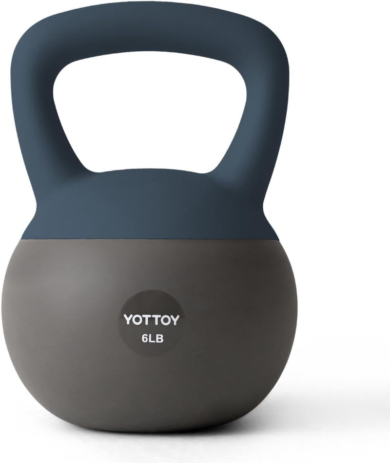 YOTTOY Soft Kettlebell, Set for Strength Training Kettlebells & Home Workouts, Soft-Sided Cushioned Base, Wide-Handle - Ideal for Men, Women, & Beginners - Image 1